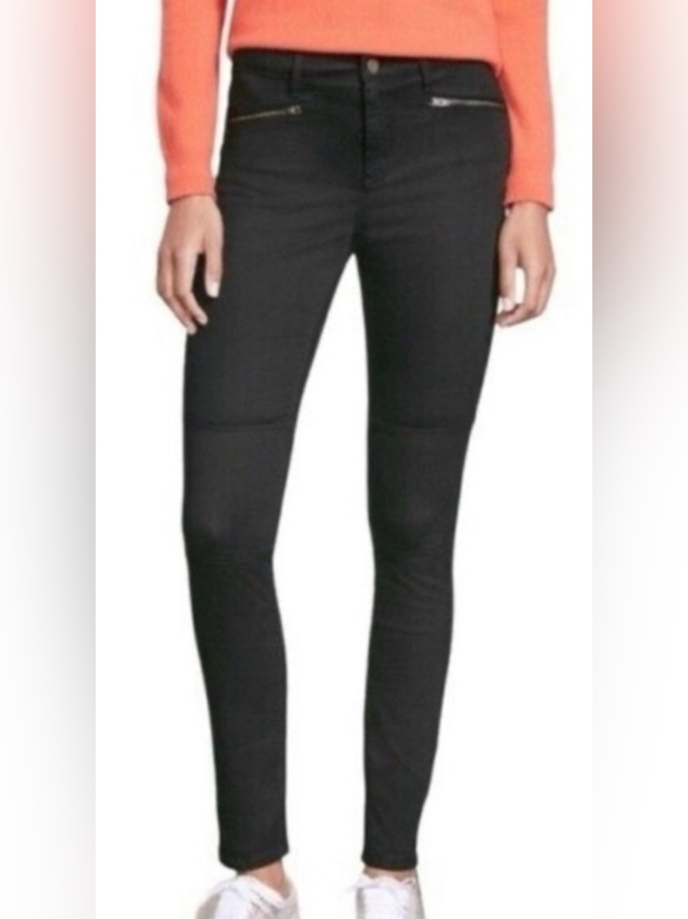 Boden "The Brighton Biker" Skinny Jeans-Deep Black